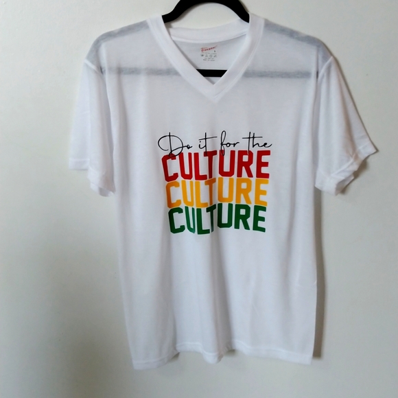 Culture Short Sleeve Crew Neck White T-Shirt - Picture 2 of 5
